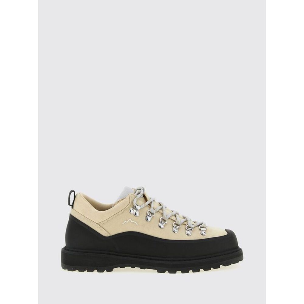 Diemme Men Diemme Roccia Suede And Canvas Hiking Boots With Lug Sole